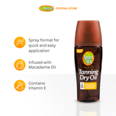 Beach Hut Tanning Dry Oil SPF0 150ml
